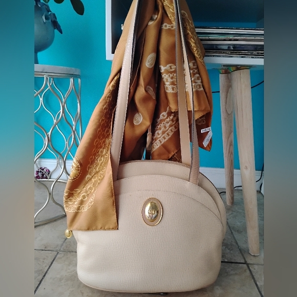 Christian Dior Shoulder Bag W/ Scarf Set - Picture 2 of 10